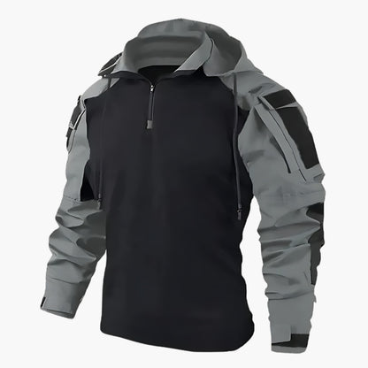 Veste tactique d'hiver à capuche pour homme