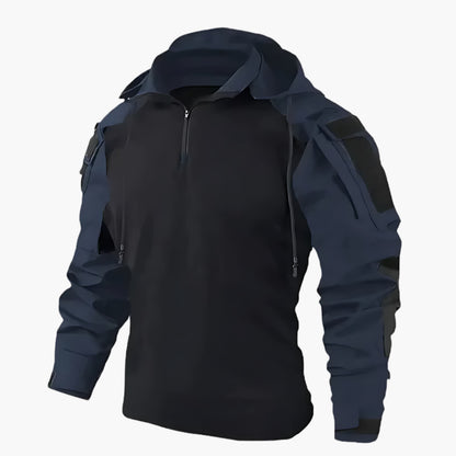 Veste tactique d'hiver à capuche pour homme