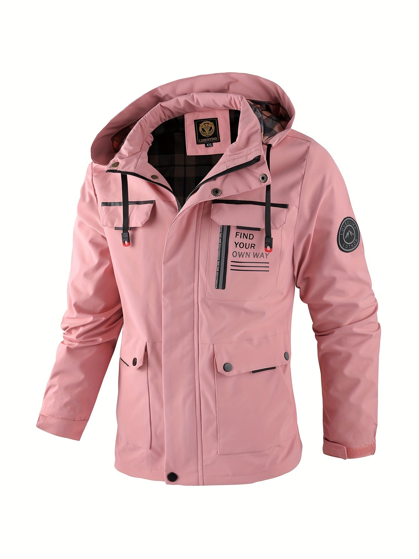Veste utilitaire à capuche pour homme