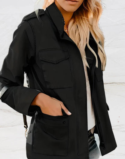 Veste utilitaire à manches longues pour femme