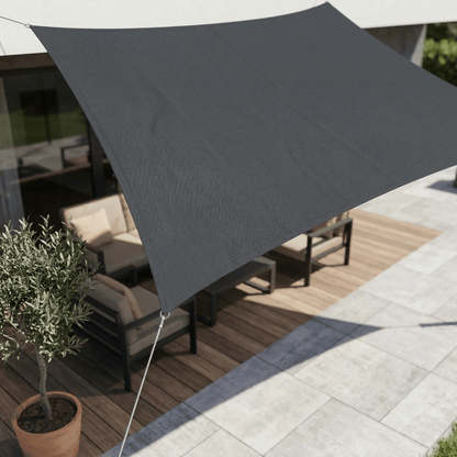 Voile d'ombrage imperméable avec protection UV pour terrasse et balcon