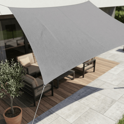 Voile d'ombrage imperméable avec protection UV pour terrasse et balcon