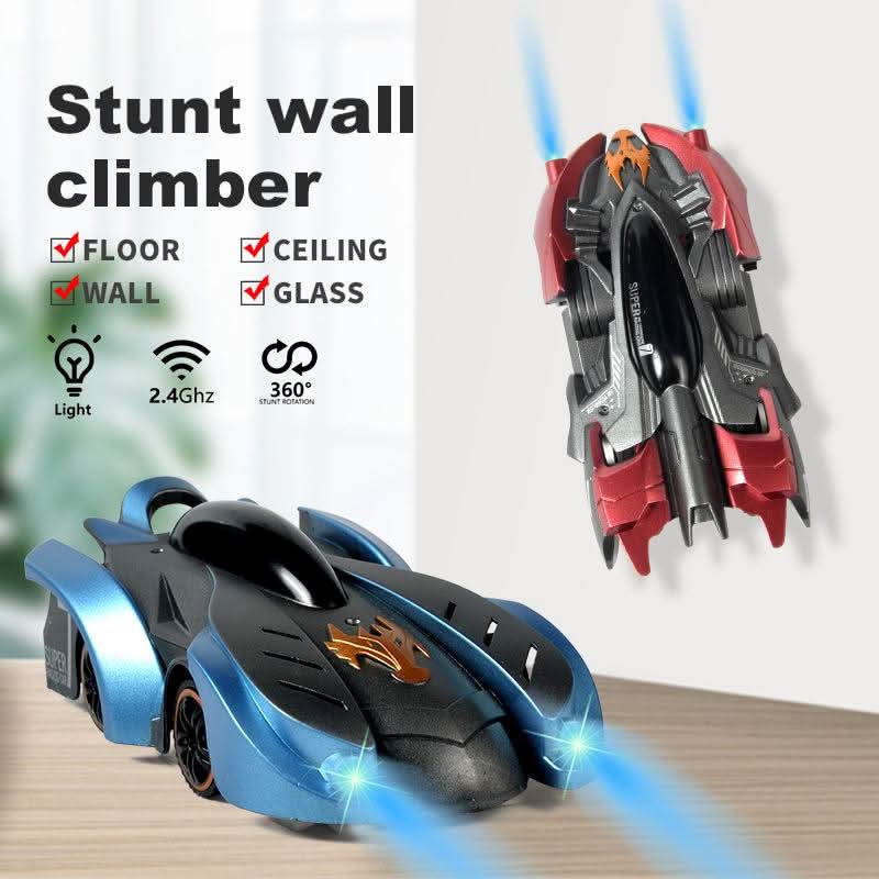 Voiture acrobatique radiocommandée pour rouler sur les murs et au plafond