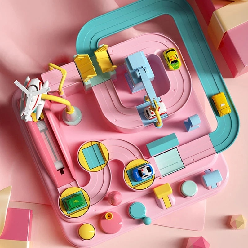 Voiture - jouet éducatif stimulant - aventure urbaine