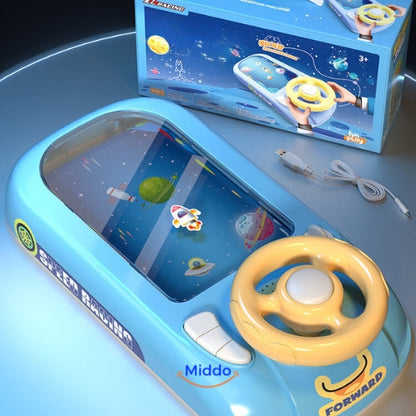 Volant interactif pour enfants – aventures de course et spatiales