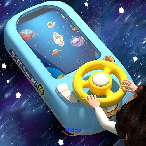 Volant interactif pour enfants – aventures de course et spatiales