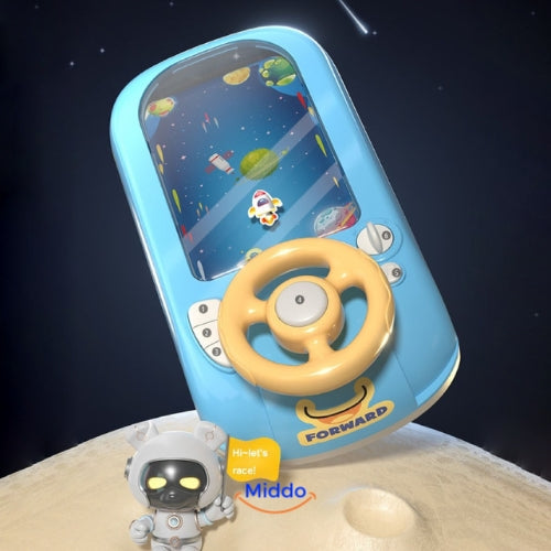Volant interactif pour enfants – aventures de course et spatiales