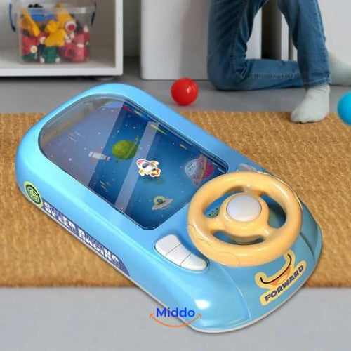 Volant interactif pour enfants – aventures de course et spatiales